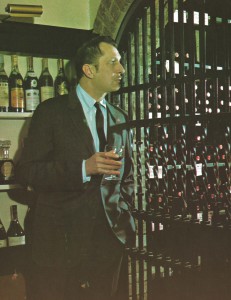 Vincent Price in Wine Cellar